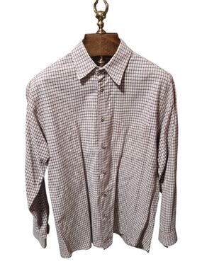 Vintage Wah Maker Country Frontier Plaid Cotton Shirt SASS Reenactment Medium